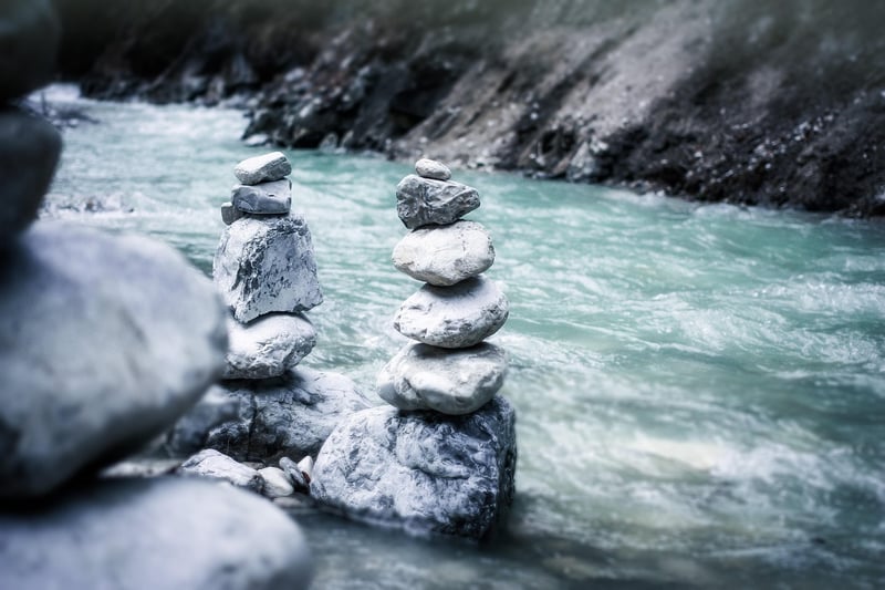 Balance Stones Meditation Zen